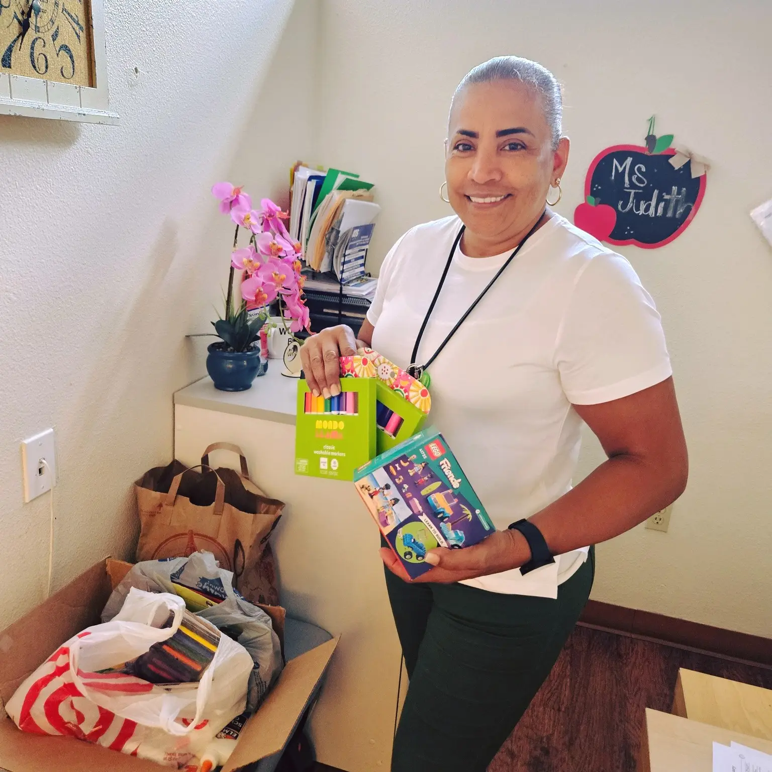 Donated school supplies collected for Children First